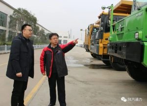 陕西有色融资租赁公司总经理一行莅临陕西通力洽谈业务