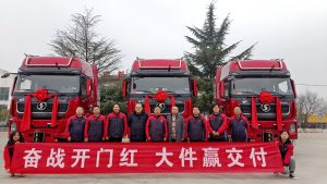 奋战开门红｜陕西通力首批大件牵引车交付客户