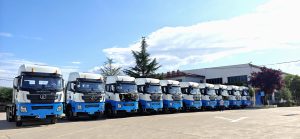 陕西通力X3000出口版大件牵引车批量交付海外市场